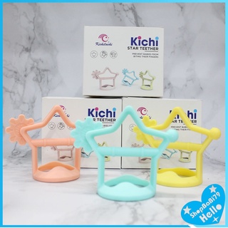Gặm nướu Silicone Star đeo tay chống rơi, ngậm nướu cho bé từ 0 - 3 tuổi