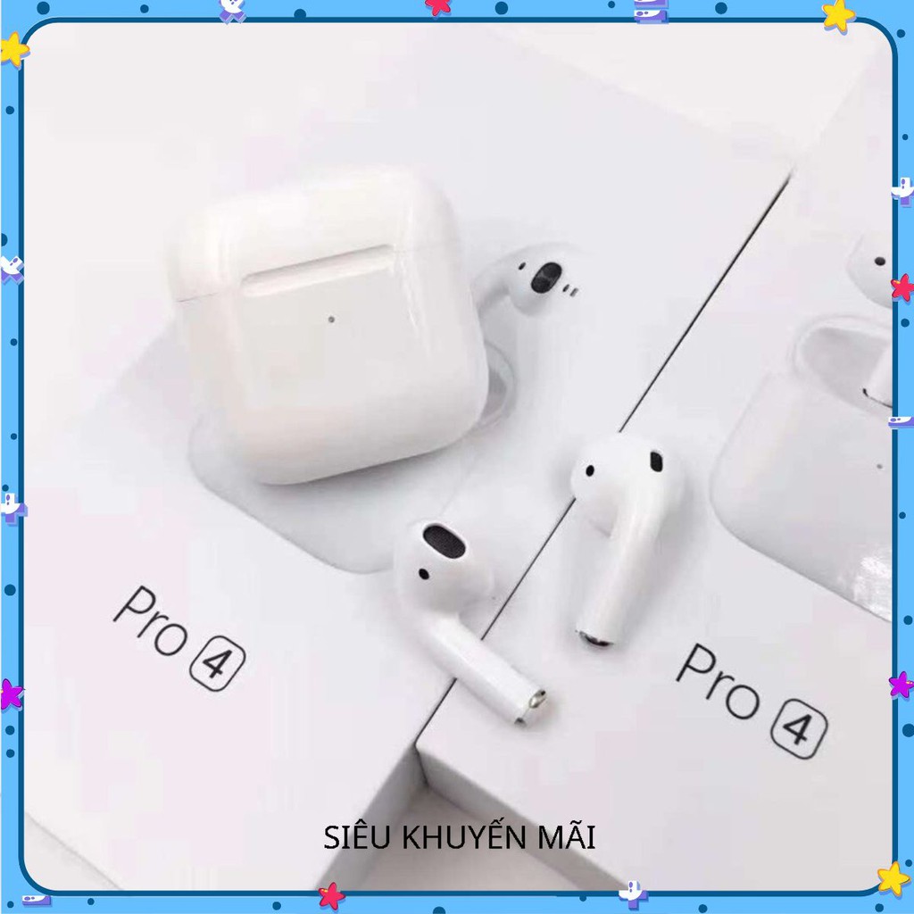 Tai nghe Bluetooth Không Dây Pro 4 Nhét Tai, Đẹp như Airpod Pro Nobita.Shop99 | BigBuy360 - bigbuy360.vn