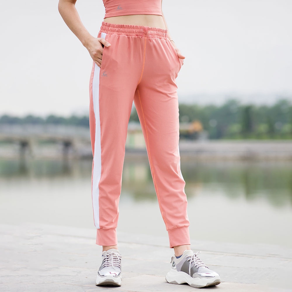 Quần thể thao Gladimax Jogger Phối Trắng hỗ trợ tập luyện, đi chơ