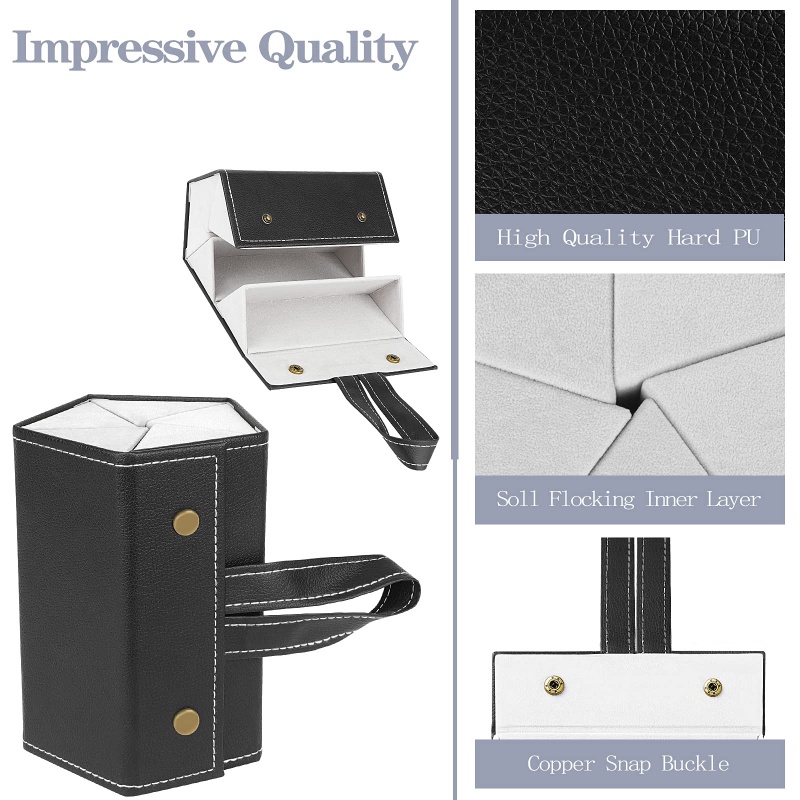 Hộp Da PU 2 / 3 / 6 Ngăn Đựng Mắt Kính Tiện Dụng