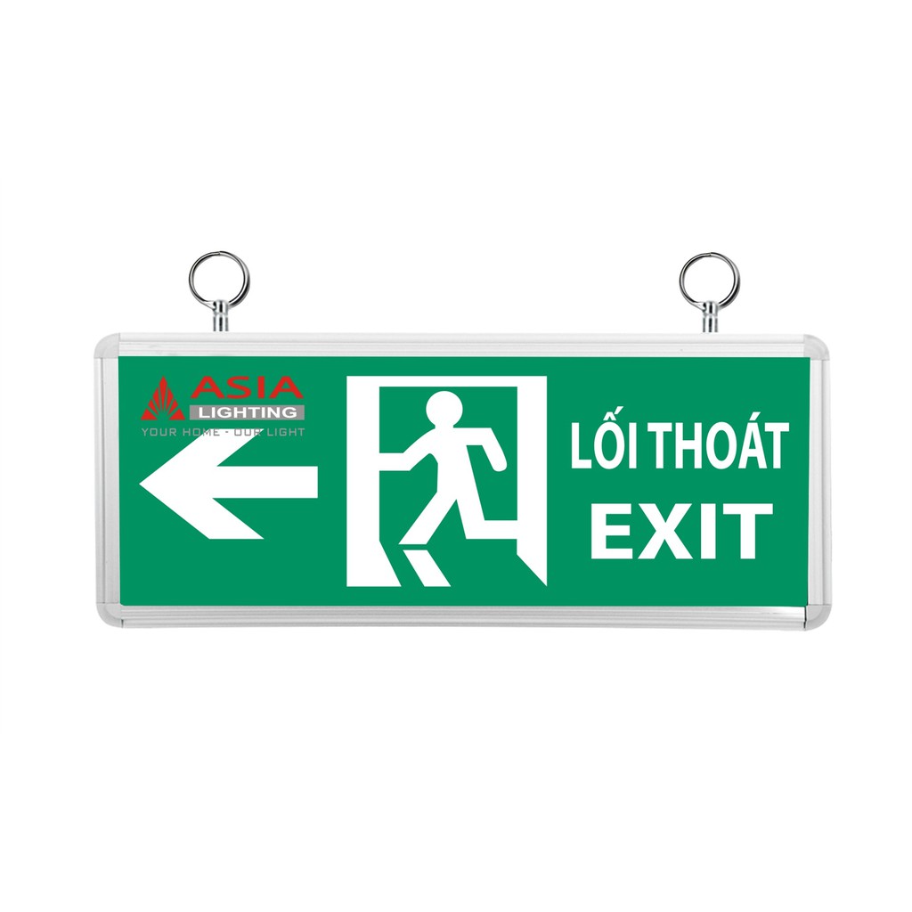 [Cam kết hàng chính hãng] Đèn chỉ dẫn EXIT 3W 1 mặt- ASIA