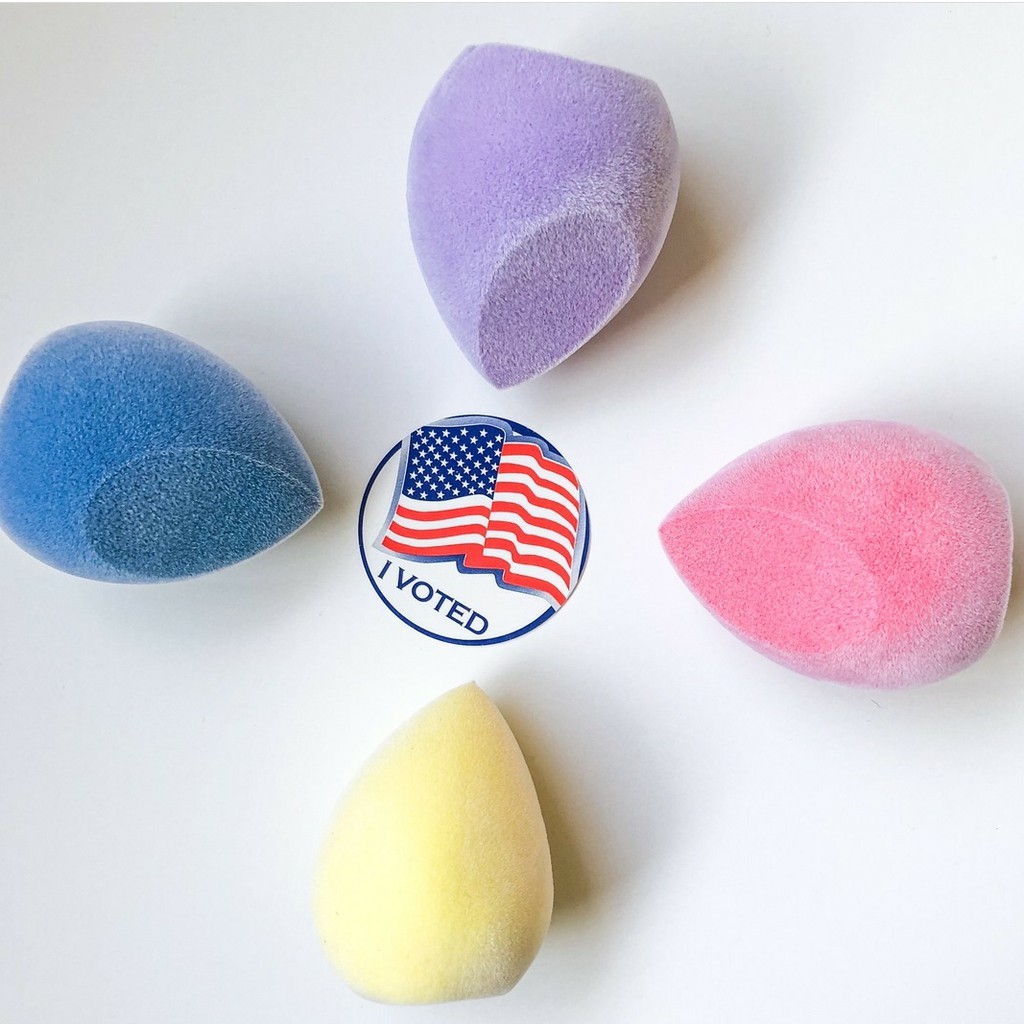 Bông mút trang điểm Juno&Co Microfiber Vetvet Sponge / Cloud Makeup Sponge Juno Co