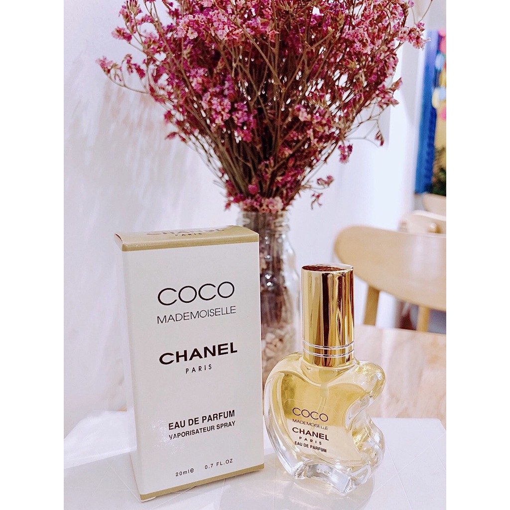 Nước hoa nữ Coco Mademoiselle chai mini 20ml dạng xịt- Mùi coco vàng EDP