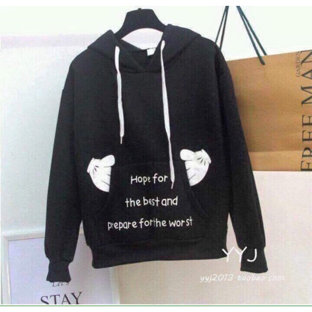 Áo khoác nỉ hoodie bàn tay | BigBuy360 - bigbuy360.vn