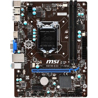 Bo mạch chủ máy tính bàn msi h81 socket 1150