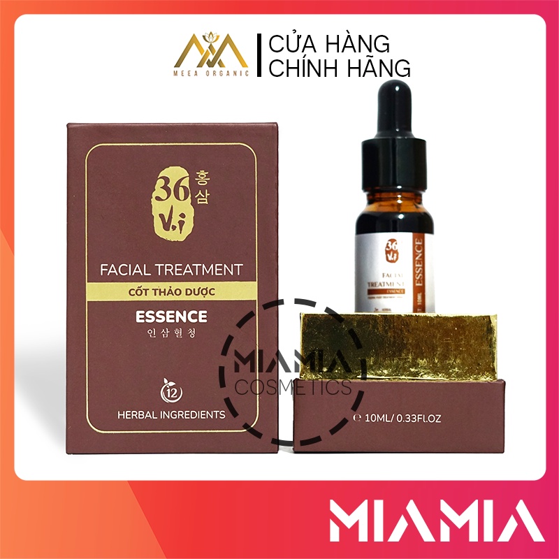 Serum Cốt Thảo Dược Huyết Thanh 36 Vị 10ml giảm mụn thâm chính hãng MeeA Organic