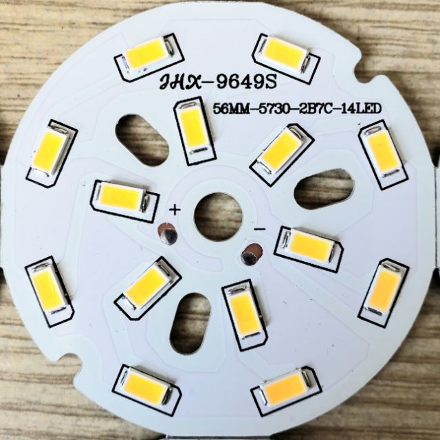 VỈ LED TRÒN (MẮT LED) 7W CHẠY QUA CHẤN LƯU