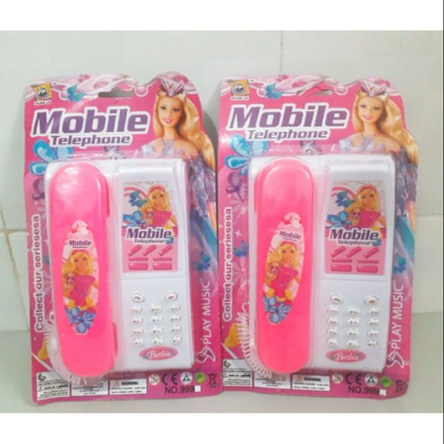 Điện thoại Búp bê Barbie dùng pin