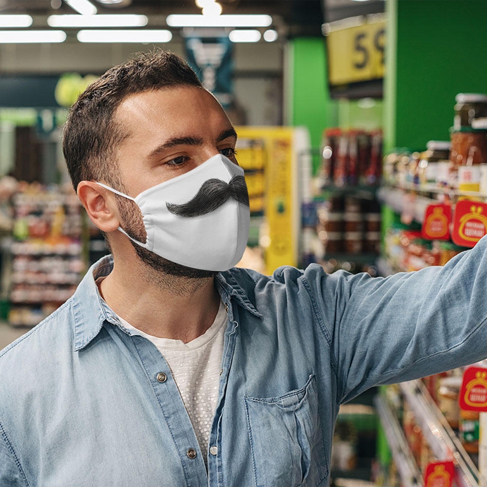 Khẩu trang trẻ em dễ thương vui nhộn cute đáng yêu hoạt hình Hình Vẽ DRAWN CARTWELL có thể giặt và tái sử dụng dây đeo m