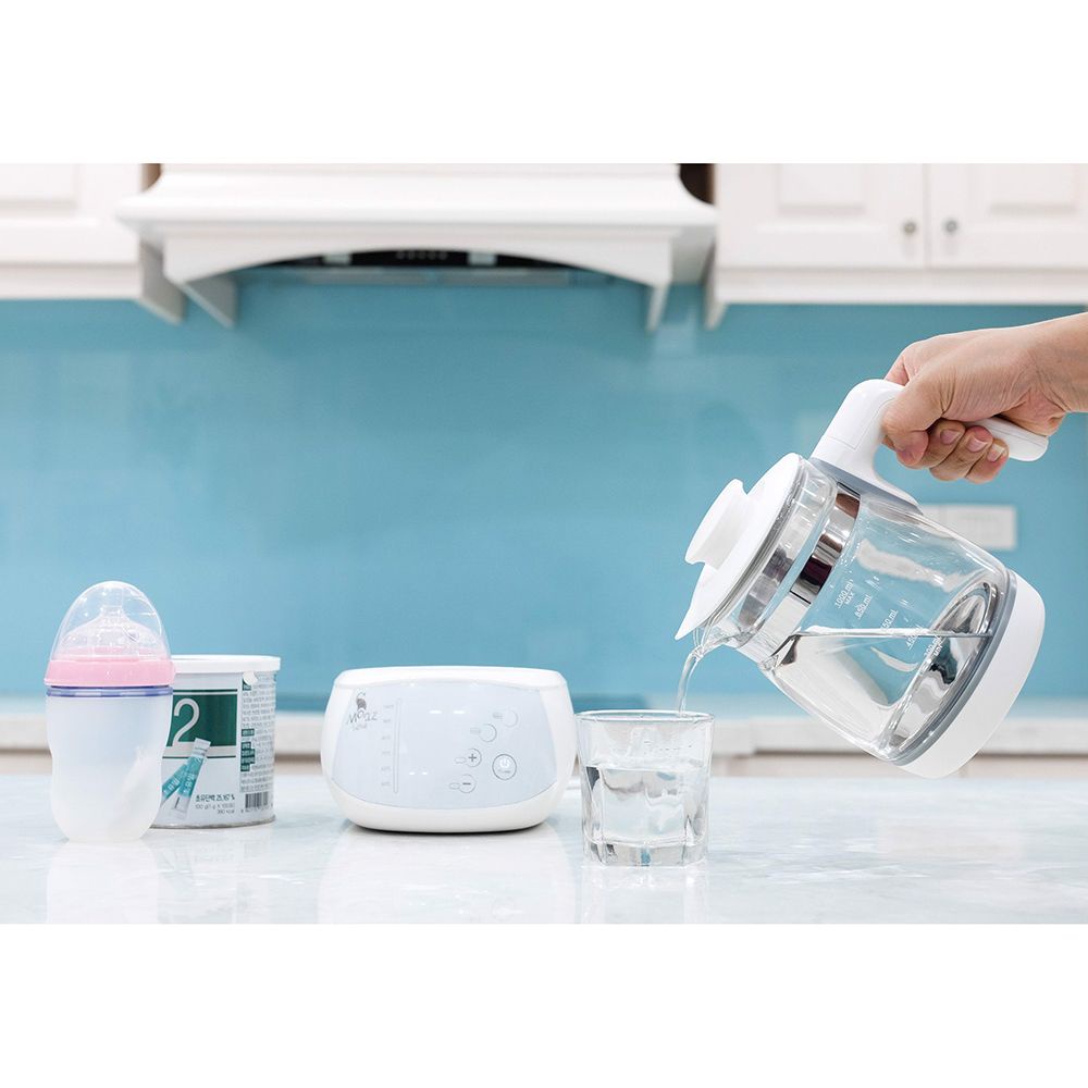 Bình đun nước pha sữa MOAZ BÉBÉ MB-002 điều chỉnh nhiệt độ, khử Clo, giữ nhiệt, Moaz Bebe mb002 - Chính hãng