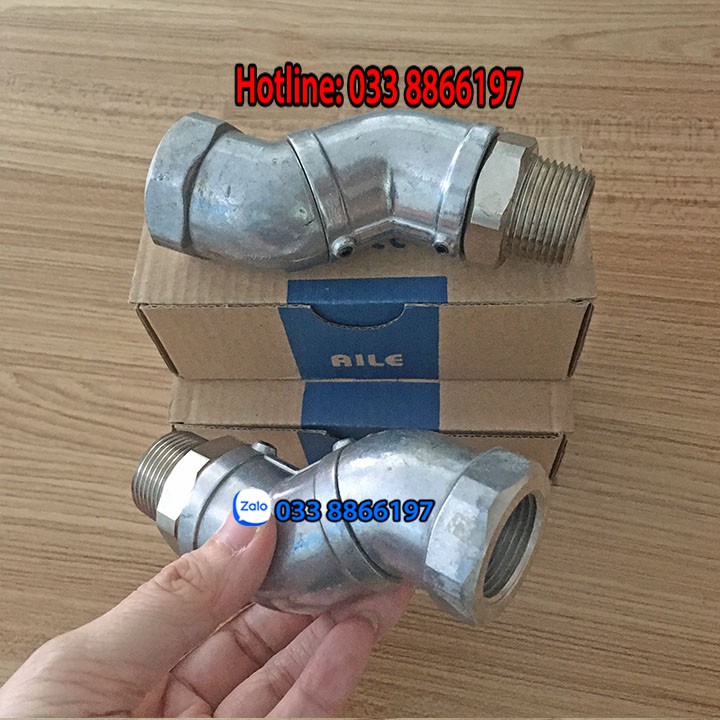 Khớp xoay kép phi 27 chuyên dùng trong xăng dầu