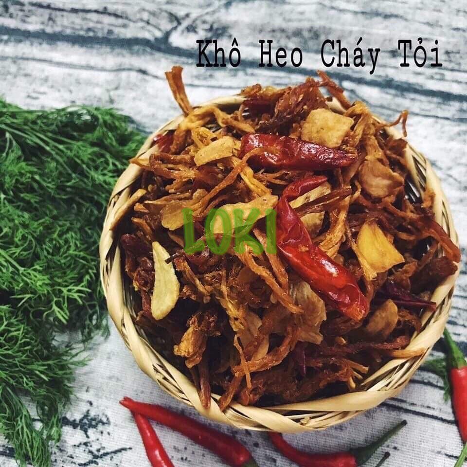 [HN] Khô heo cháy tỏi 300g - Heo Khô Cháy Không Chất Bảo Quản, An Toàn Vệ Sinh - 300g