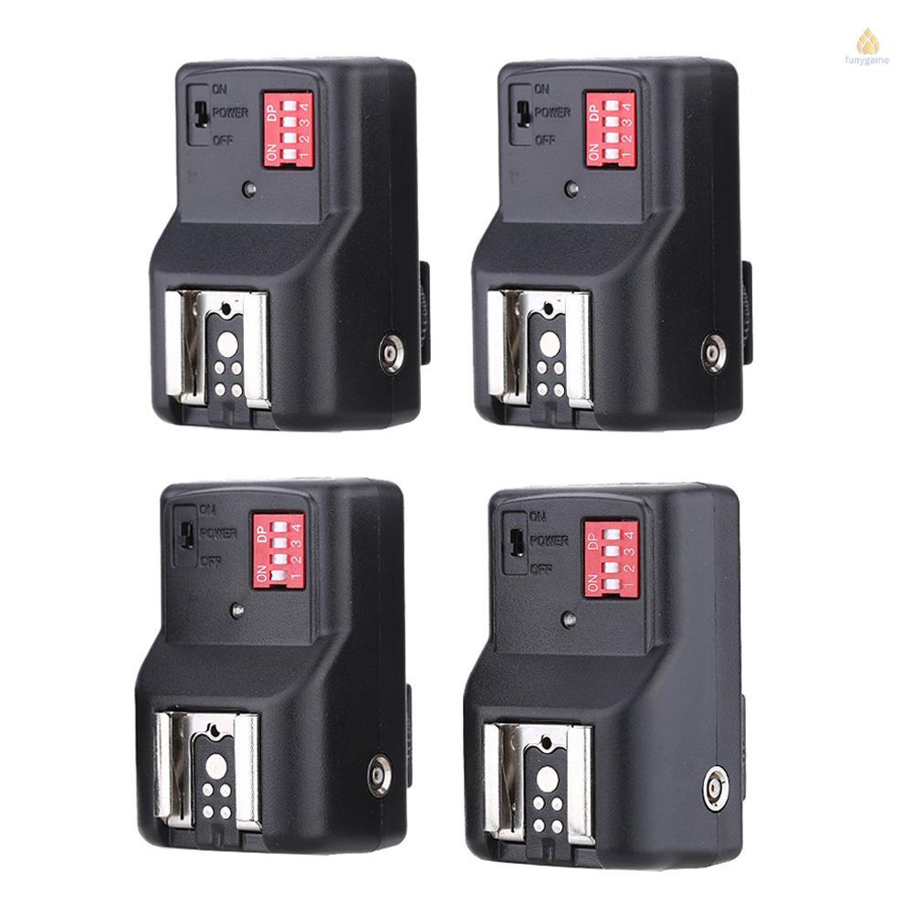 ANDOER (fygavn4) Bộ Truyền Tín Hiệu Không Dây 16 Kênh Và 4 Bộ Thu + 1 Dây Sync Cho Pentax Olympus Sigma Sunpak Vivitar Neewer YOUNGNUO