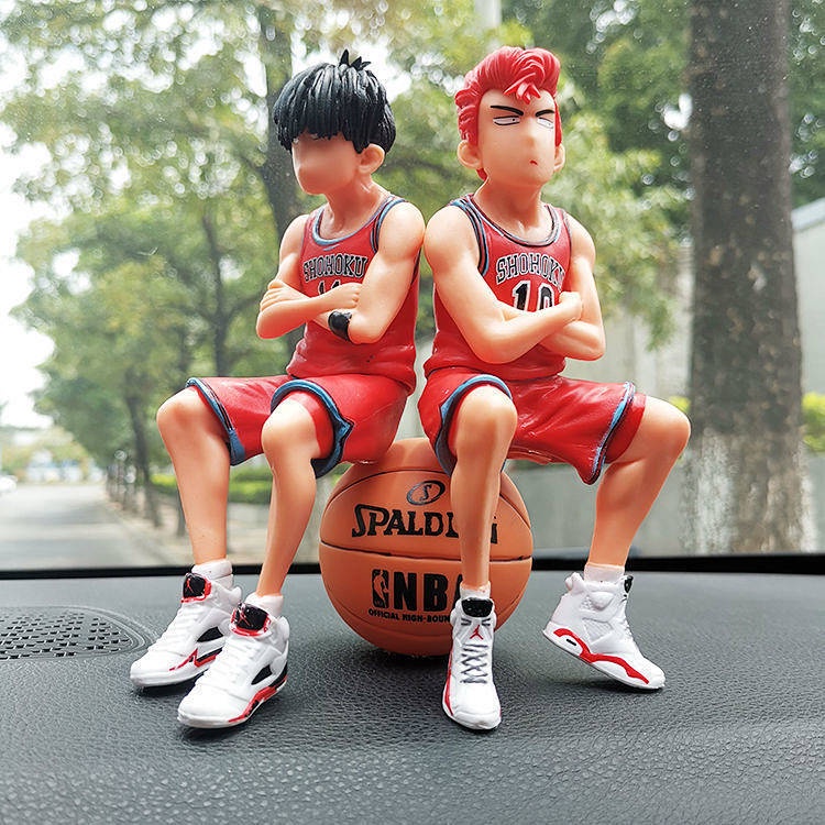 Car Decoration High-End Boys Hanamichi Sakuragi Slam Dunk Car Interior Decorations Personality Creative Center Console Decoration car accessories aWYZ