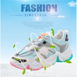 Giày thể thao nữ, giày sneaker phối màu thời trang năng động cho nữ GN11