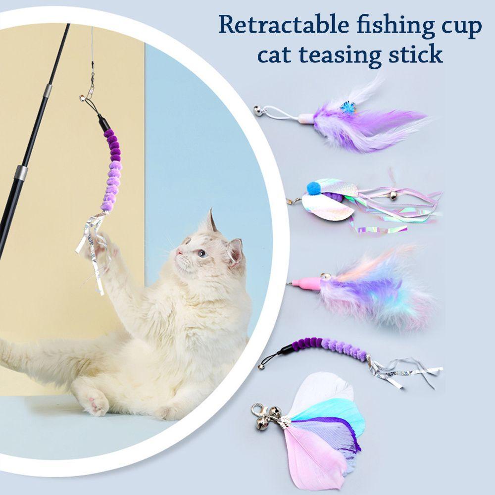WTTLE Bộ 7 Gậy Đồ Chơi Tương Tác Cho Mèo