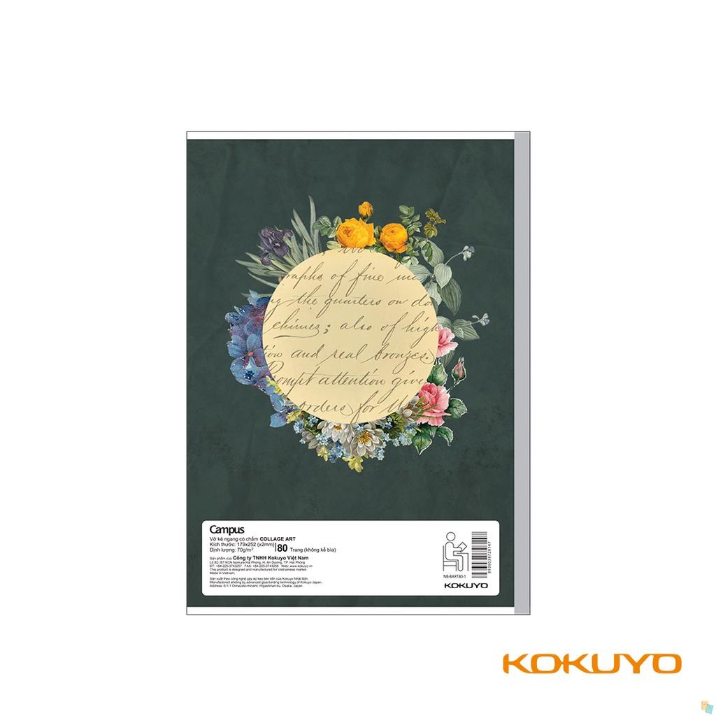 Vở kẻ ngang có chấm Campus Collage Art B5 80 trang chính hãng . ...