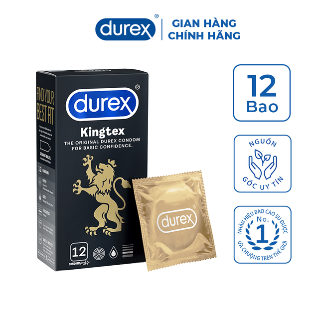 Bao cao su Durex Kingtex 12 bao