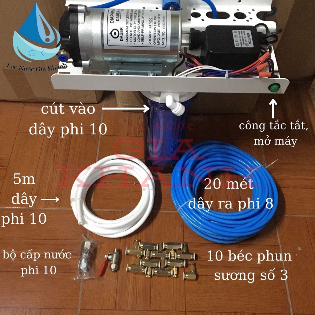 Máy phun sương làm mát không khí.