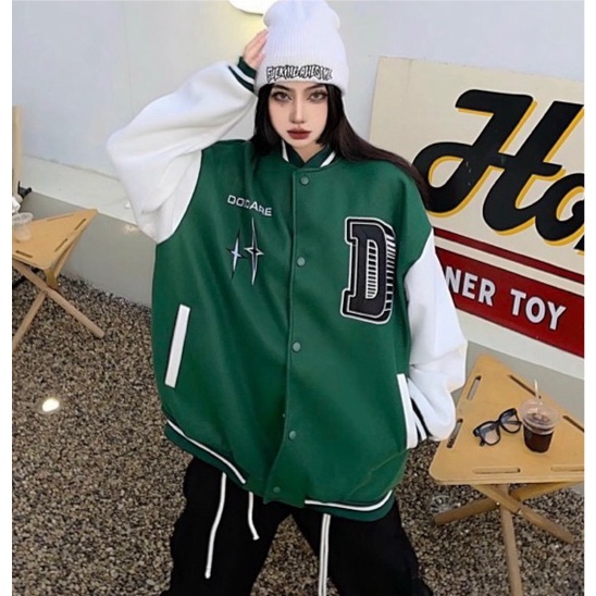 [HCM] ÁO KHOÁC NỈ BOMBER NAM NỮ FORM RỘNG HÀN QUỐC SIÊU ĐẸP THỜI TRANG HÀN QUỐC KME FASHION