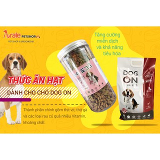 Thức ăn hạt dành cho chó dog on