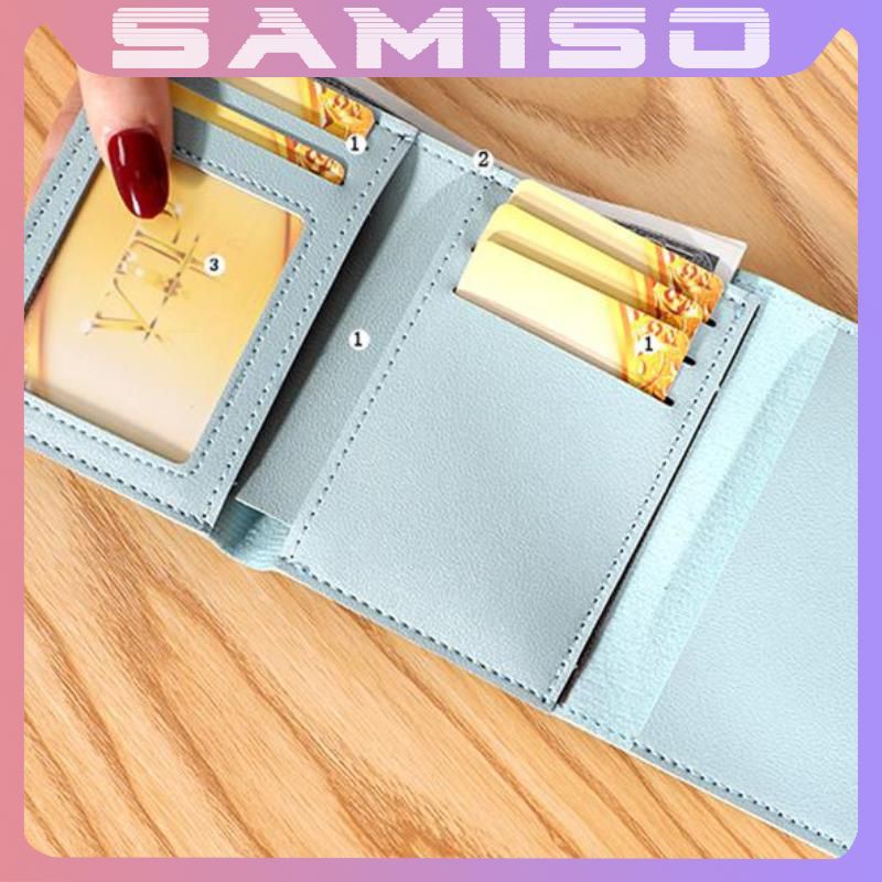 Ví nữ ngắn đẹp cầm tay mini nhỏ gọn bỏ túi nhiều ngăn dễ thương NG31 | BigBuy360 - bigbuy360.vn