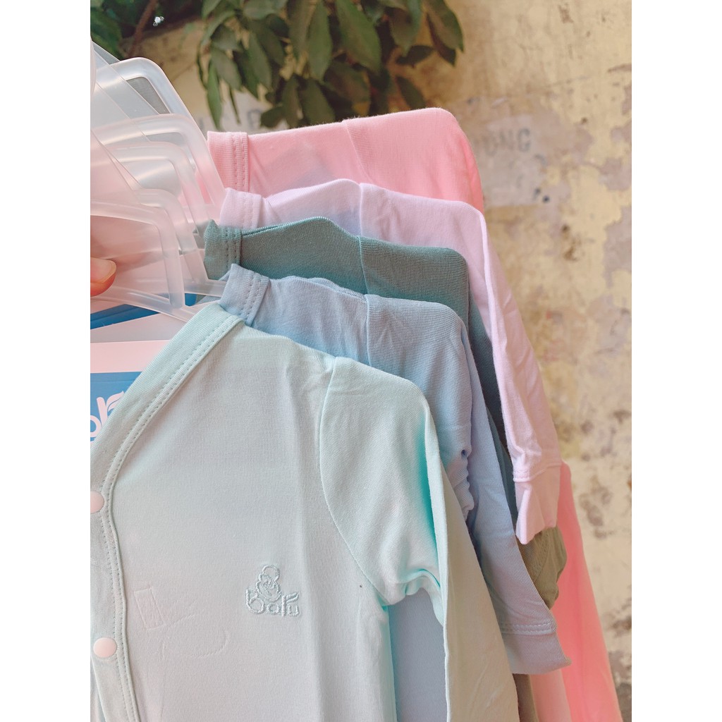 BODY DÀI TAY/BODY LIỀN TẤT CÀI GIỮA SỢI TRE ORGANIC BARU BABY