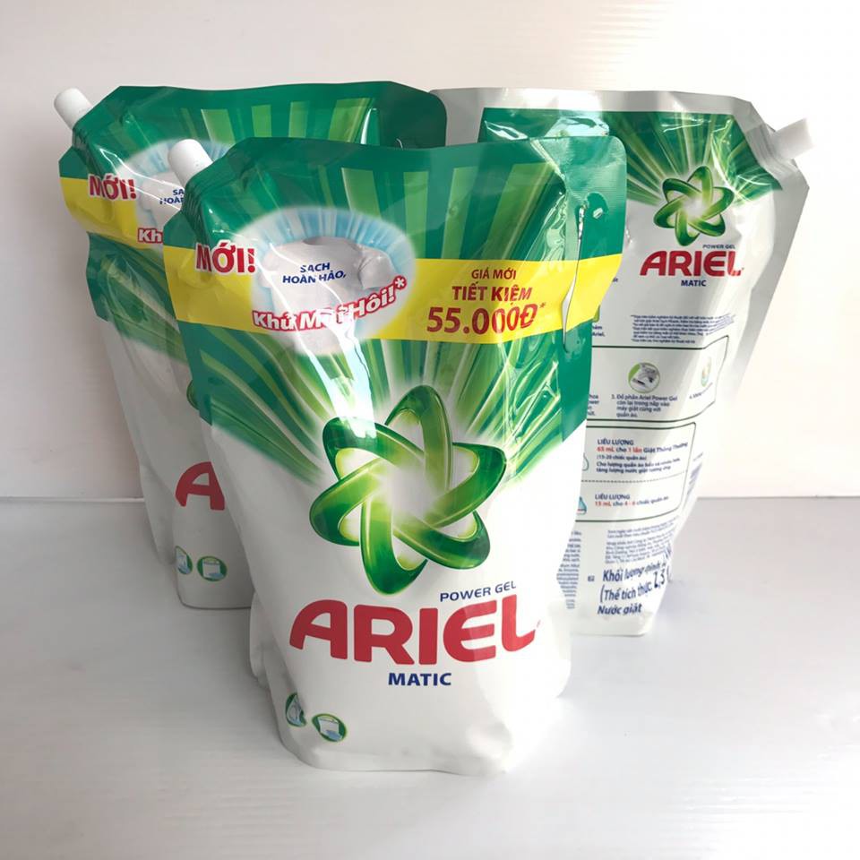 Bịch Nước Giặt Ariel 2.4kg (Tiết Kiệm 20k Giá Thị Trường)