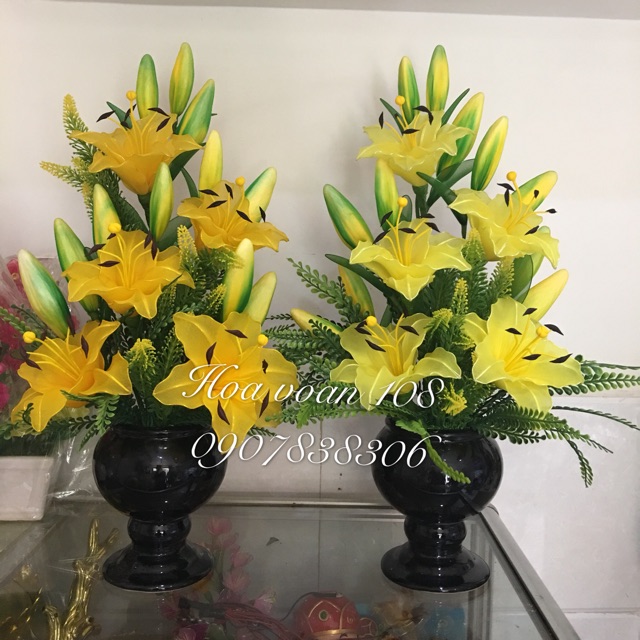 Combo nguyên liệu làm hoa lily 5 bông( như hình)