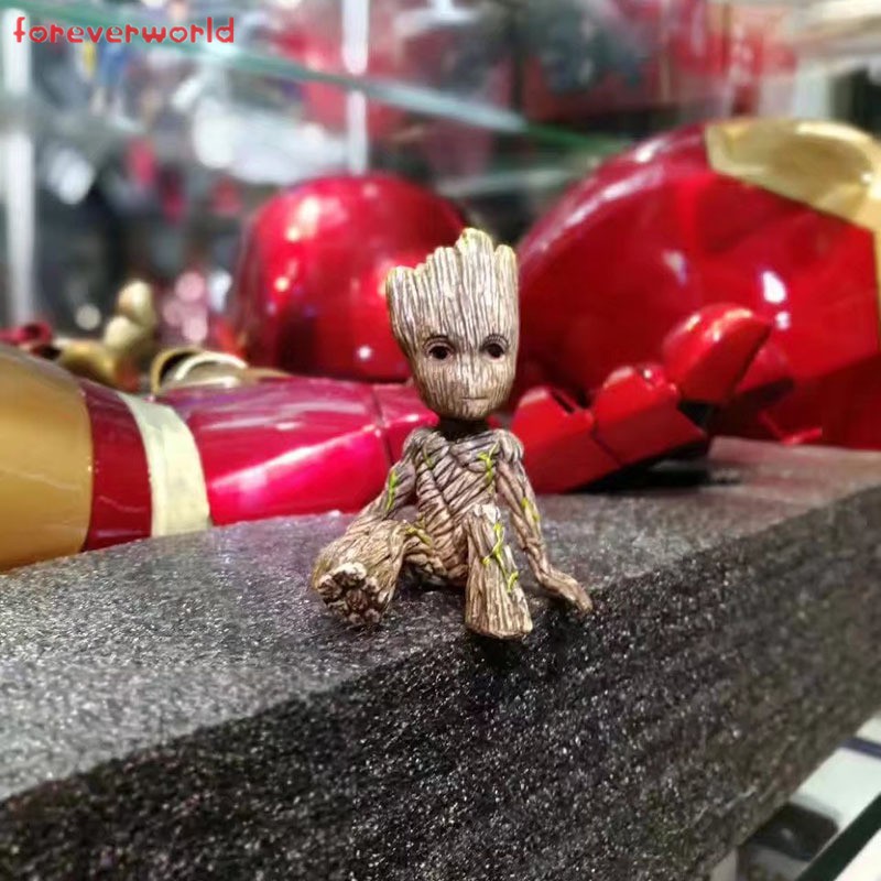 Bút trang trí để bàn hình nhân vật Groot phim Guardians of the Galaxy