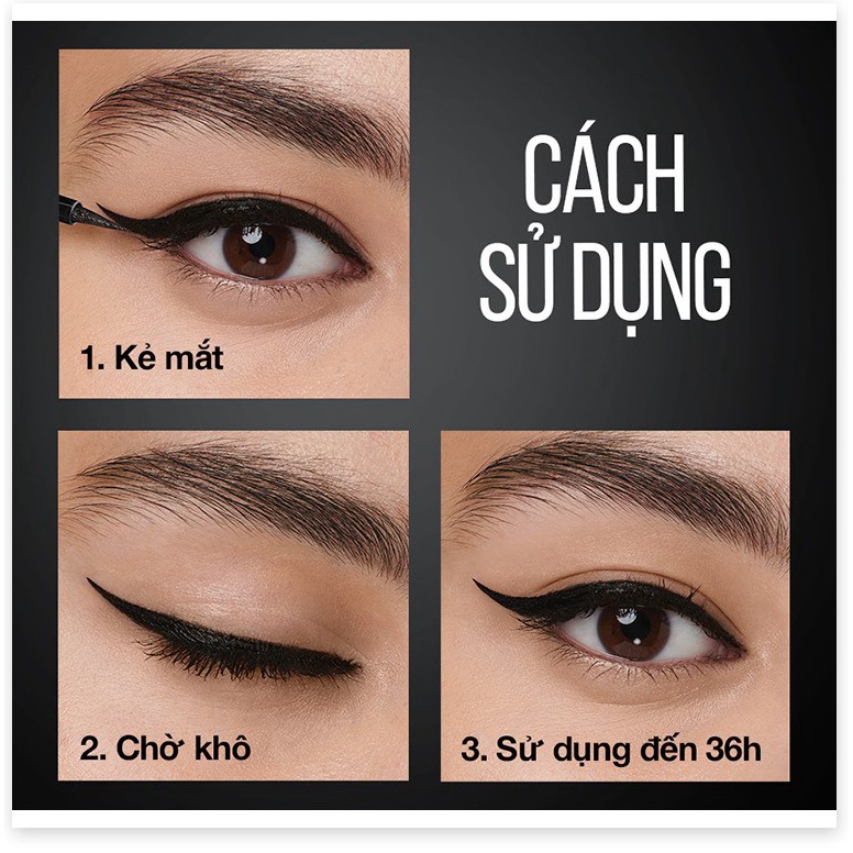 [Mã giảm giá tích lũy] Bút Kẻ Mắt Nước Lâu Trôi 36H Maybelline New York Line Tatoo High Impact Liner-[COCOLUX]