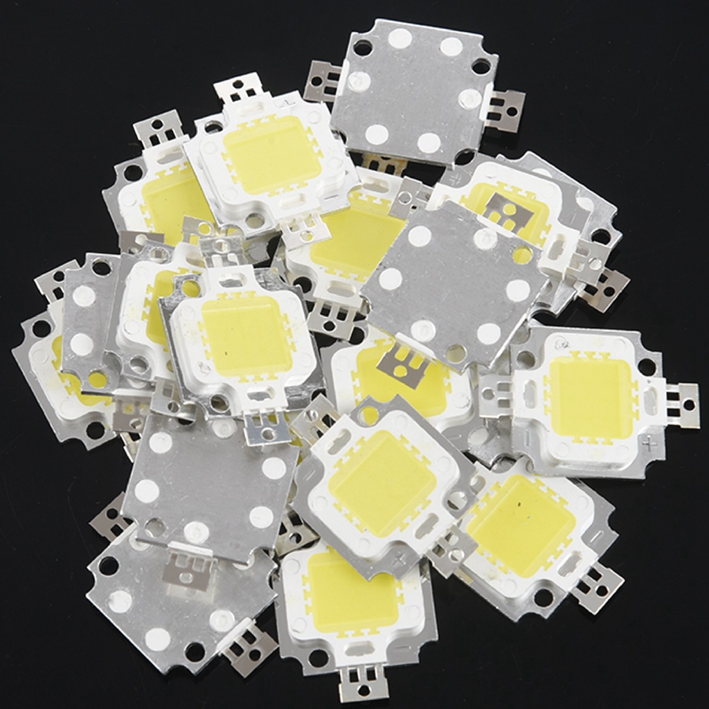 Set 20 Chip Đèn Led Smd 10w 1100lm Dc 9-12v