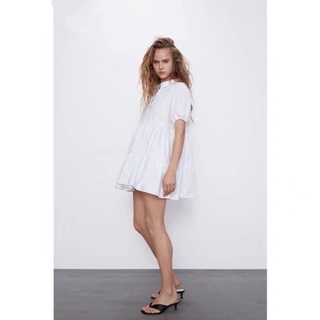 ĐẦM BABYDOLL XOÈ TRẮNG