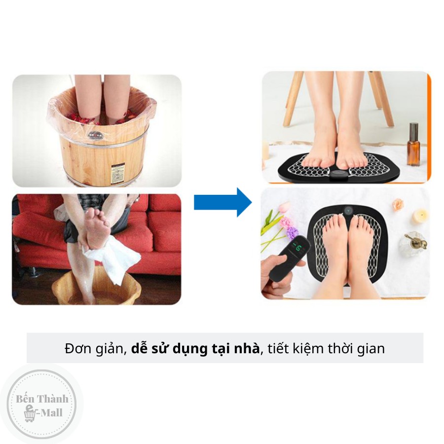 THẢM MASSAGE CHÂN TRỊ LIỆU EMS [Công nghệ massage xung điện TENS]