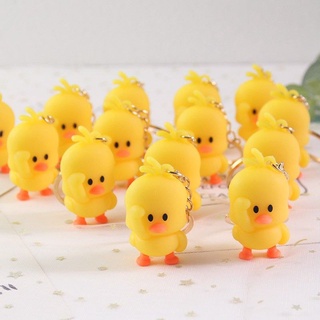 Móc khóa vịt vàng đứng 2.5cm