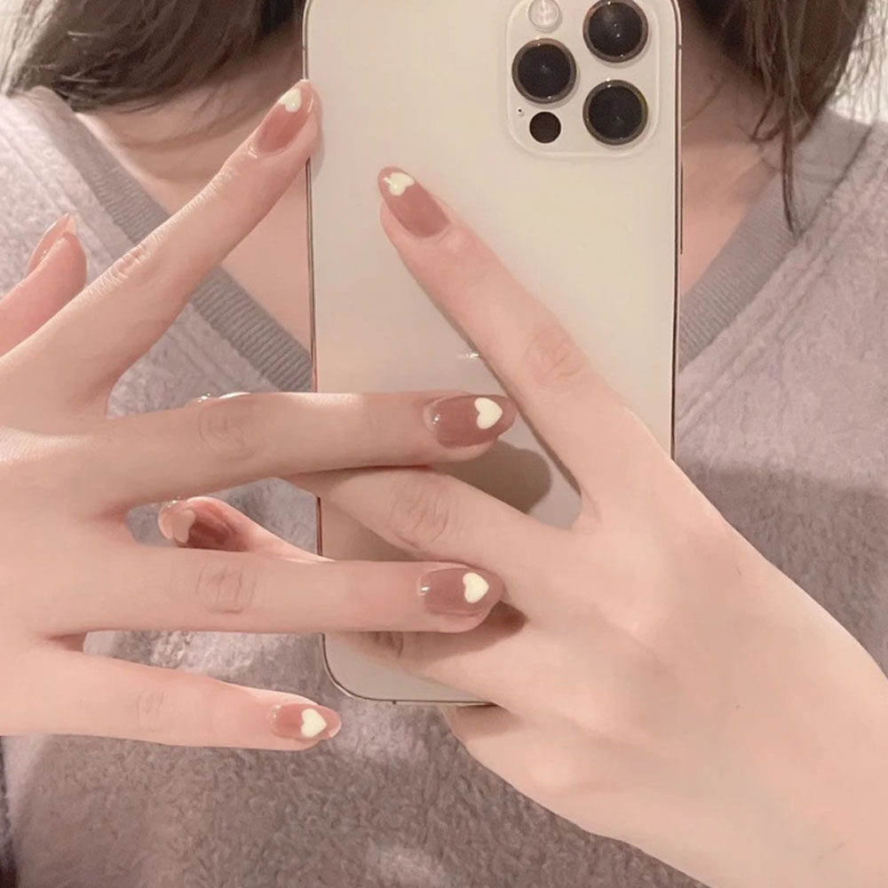 [Hàng mới về] Bộ 50 phụ kiện kiểu dáng trái tim 3D trang trí móng nghệ thuật