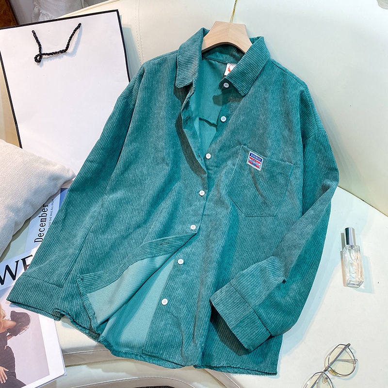 Áo Sơ Mi Dài Tay Dáng Rộng Thời Trang Mùa Thu Dành Cho Nữ