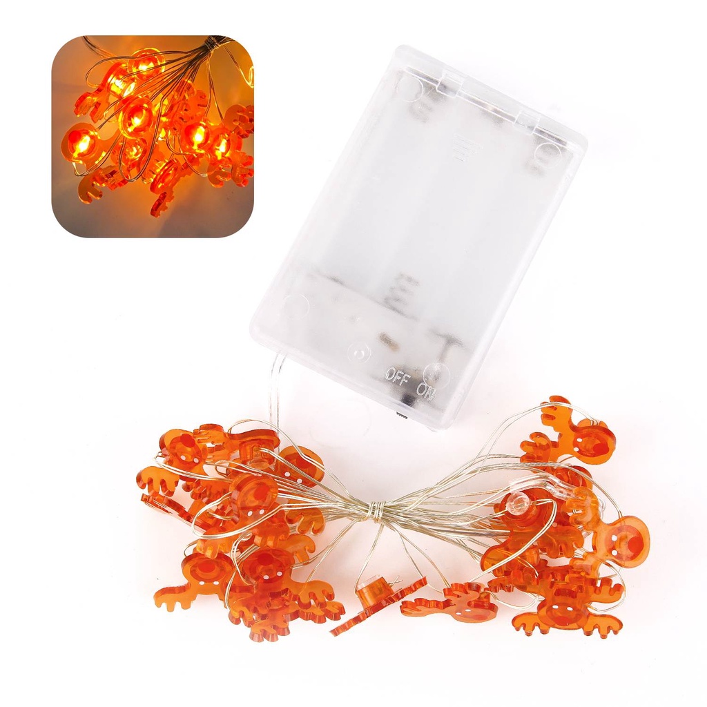 Dây đèn LED trang trí nhà cửa họa tiết bông tuyết thích hợp trang trí Giáng sinh