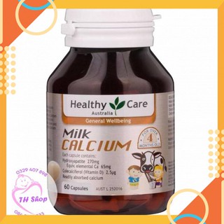 Canxi sữa, Milk Calcium Healthy Care 60 viên Úc, Canxi Healthy Care Cho Bé
