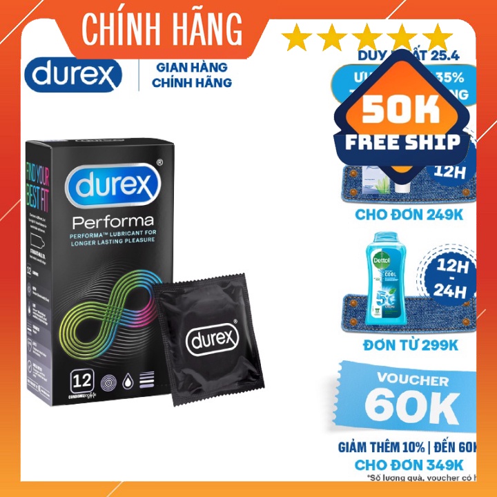 Bao cao su Durex Performa 12 bao