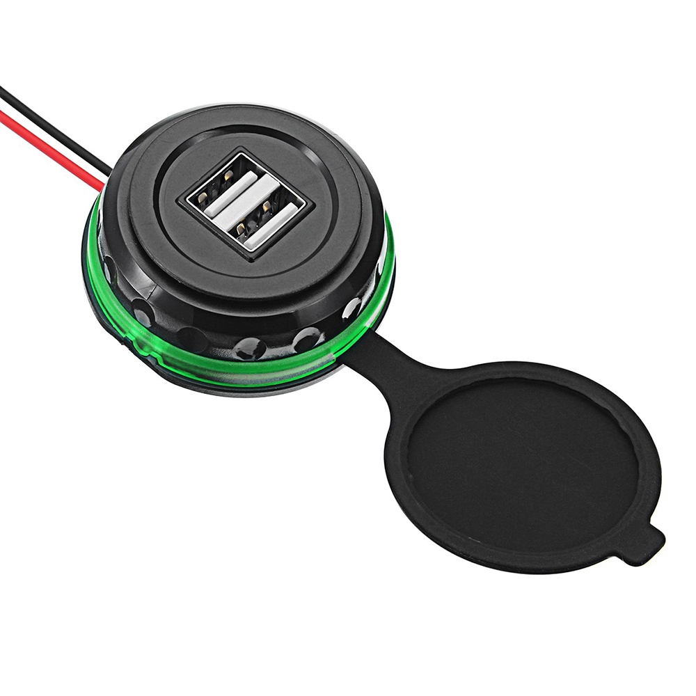 1 Ổ Cắm Điện Chống Nước 12-24v Cho Xe Hơi