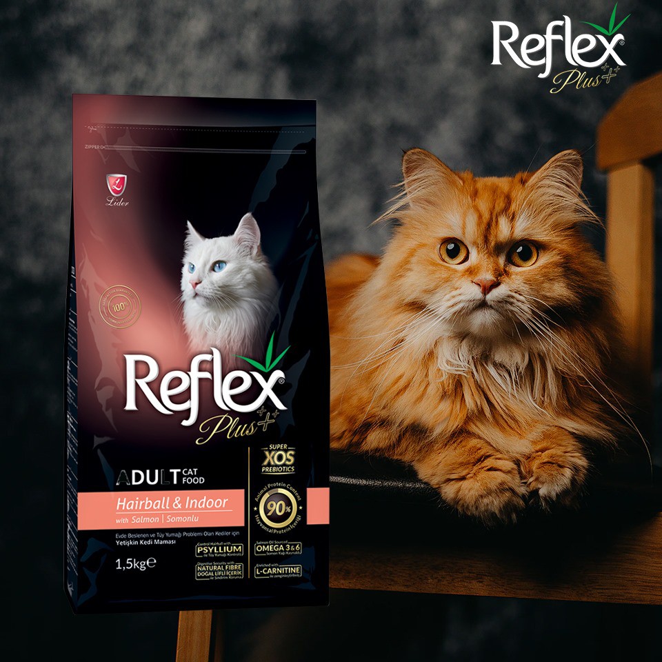 Reflex Adult, Kitten Plus Cat Food Thổ Nhĩ Kỳ - Thức Ăn Hạt Khô Cho Mèo Con Và Mèo Trưởng Thành