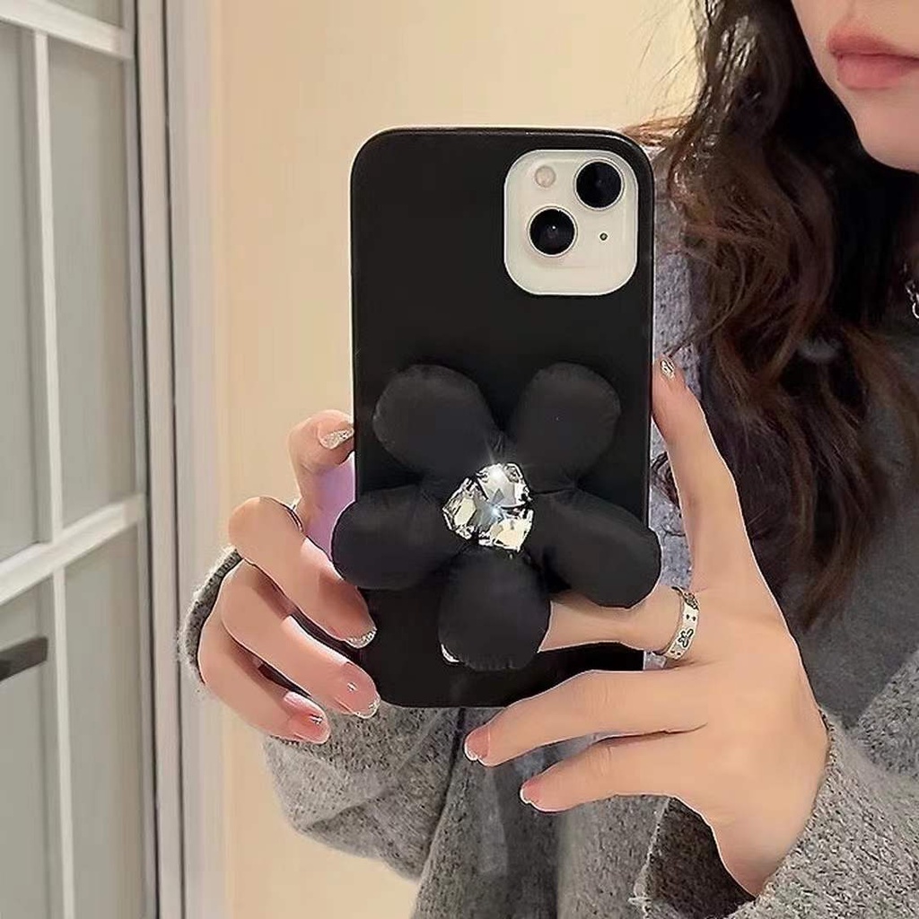 Ốp điện thoại đen thích hợp cho iPhone xs max 11 12promax 13 13promax xr 11promax