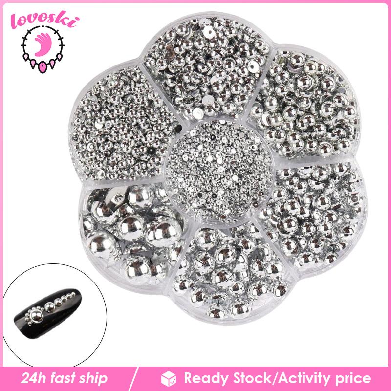 Hạt Ngọc Trai Giả 7 Kích Cỡ Tự Làm Trang Sức