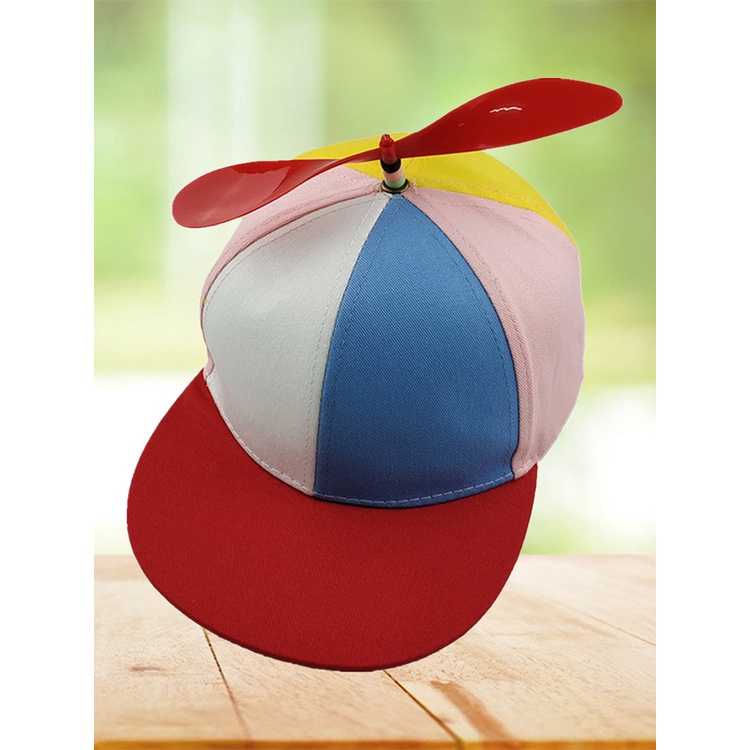 Mũ Lưỡi Trai Hình Chong Chóng Tre Có Thể Tháo Rời Thời Trang Xuân Hè Cho Bé