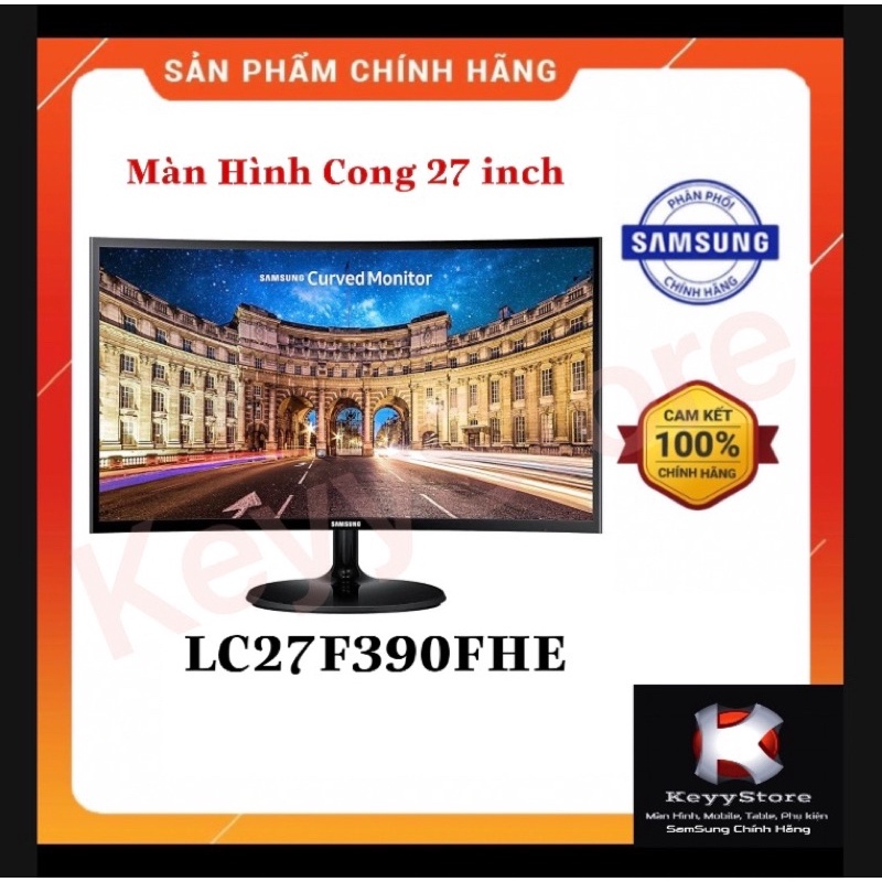 Màn Hình Samsung Cong 27 inch LC27F390 - 27&quot; Curve Chính Hãng