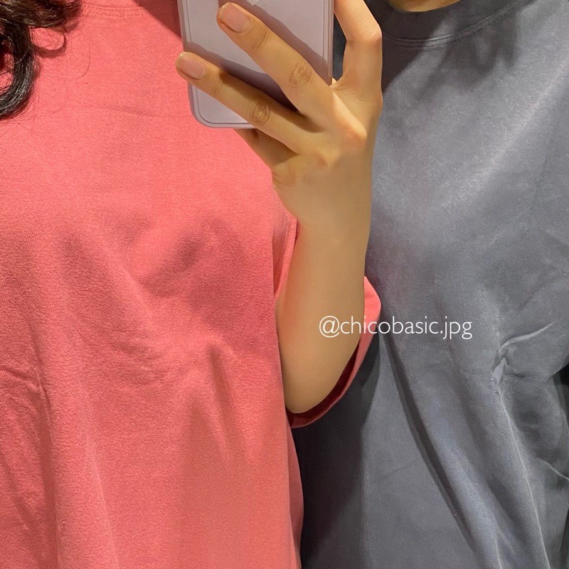 Áo phông trơn dày dặn 3 màu oversize nam nữ mặc tay lỡ from rộng 100% cotton co dãn 4 chiều