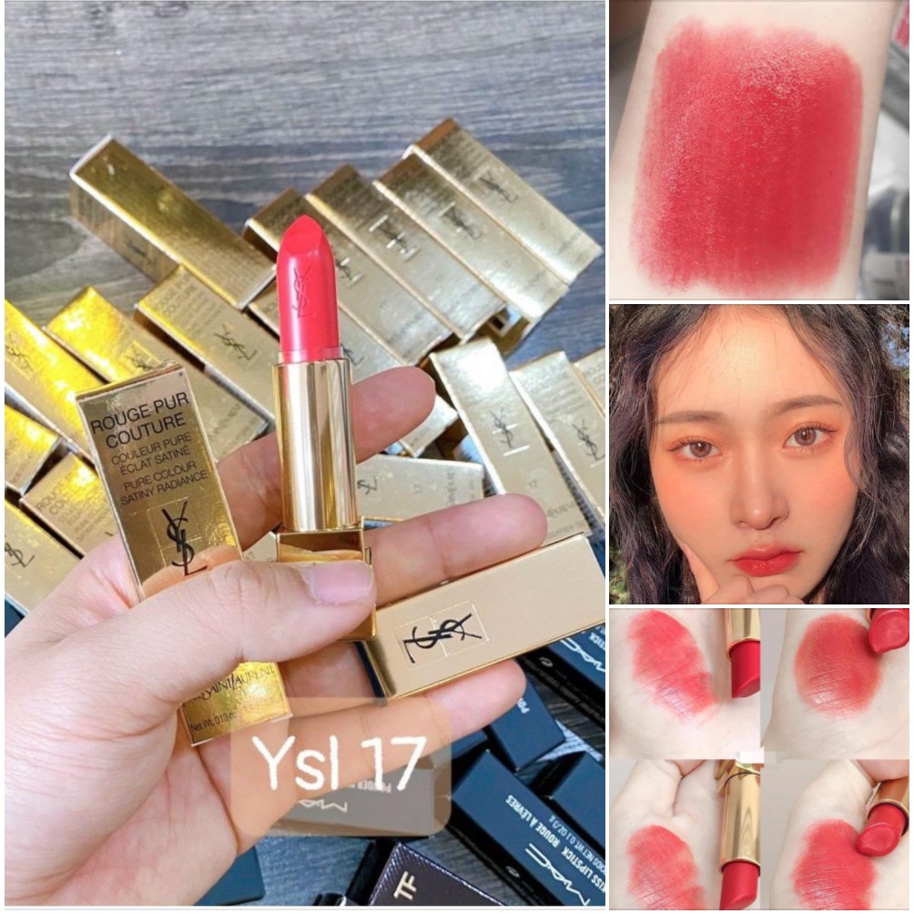 SON YSL 17 HỒNG CAM