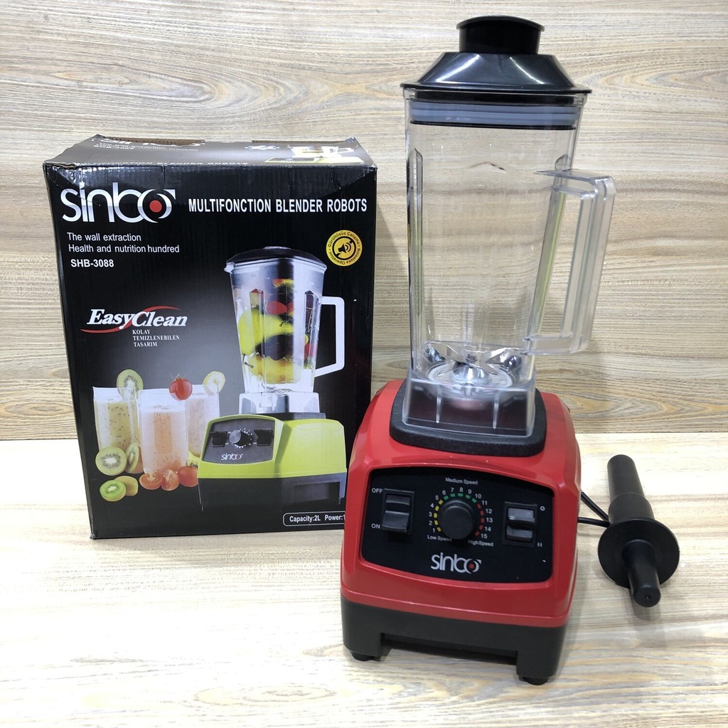 Máy Xay Sinh Tố Đa Năng Sinbo Blender - Máy Xay Công Nghiệp 2200W - Bảo hành 6 tháng