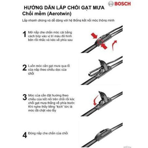 Xả Kho giá sốc Gạt mưa mềm BOSCH SILICON